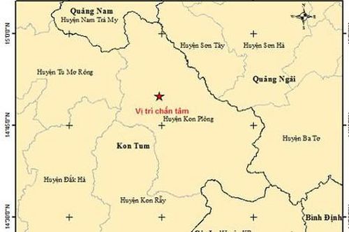 Động đất ở Kon Tum