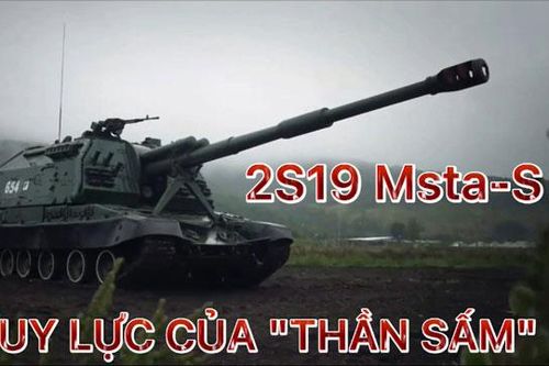 Uy lực 'Thần Sấm' 2S19 Msta-S của Nga