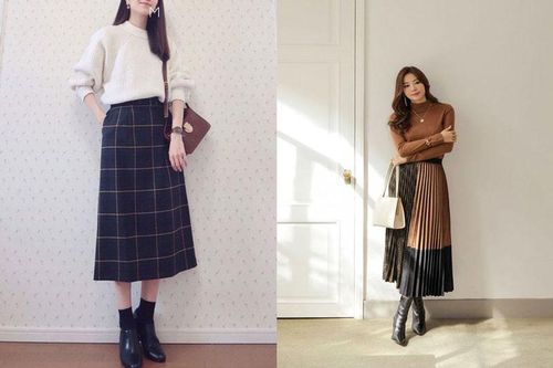 7 kiểu chân váy vừa ấm áp lại vừa giúp bạn nâng tầm phong cách trong những ngày đông giá lạnh