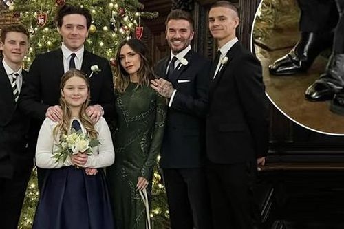 Dân mạng 'cười nghiêng ngả' vì David Beckham kiễng chân khi đứng cạnh con trai