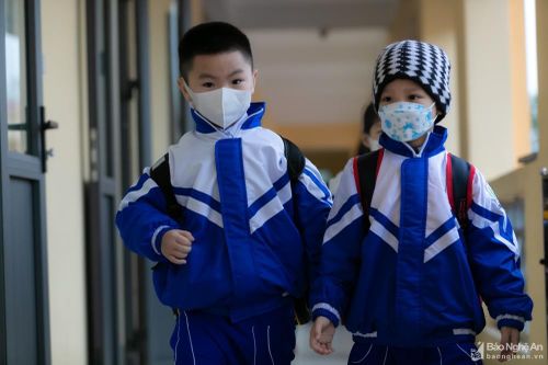 Các nhà trường ở TP Vinh lên các phương án ứng phó trong trường hợp có ca nhiễm xảy ra