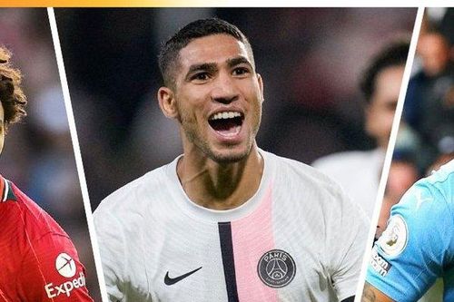 Top 10 hậu vệ phải hay nhất thế giới năm 2021: Bất ngờ với Hakimi