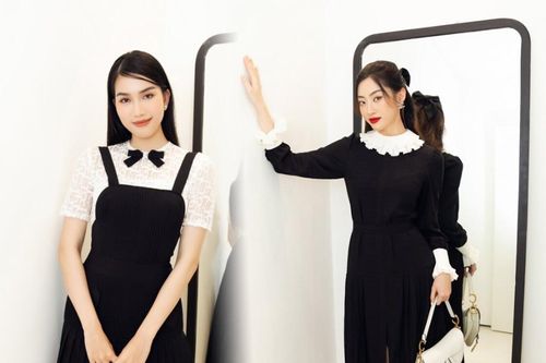 Chị em hoa hậu Lương Thùy Linh - Phương Anh đẹp mê hồn với tone màu kinh điển