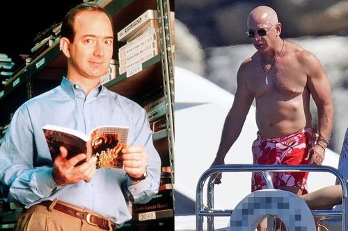 Tỷ phú Jeff Bezos 'lột xác' từ gã mọt sách tới người đàn ông cơ bắp cuồn cuộn