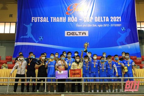 Đội FC Trẻ giành chức vô địch Giải futsal tỉnh Thanh Hóa Cúp Delta