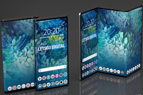 Samsung lộ thiết kế smartphone gập 3 màn hình độc lạ