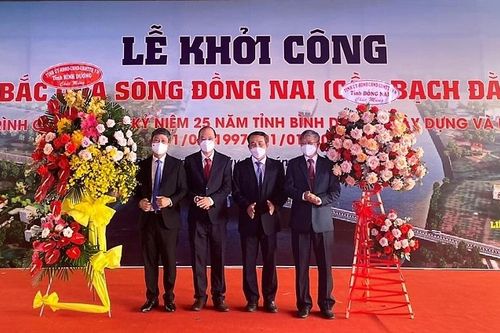 Khởi công cầu bắc qua sông Đồng Nai: Khơi thông kết nối vùng