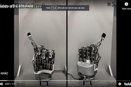 Kinh ngạc bàn tay robot khéo léo như tay con người
