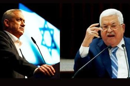 Tổng thống Palestine Abbas gặp Bộ trưởng Quốc phòng Israel