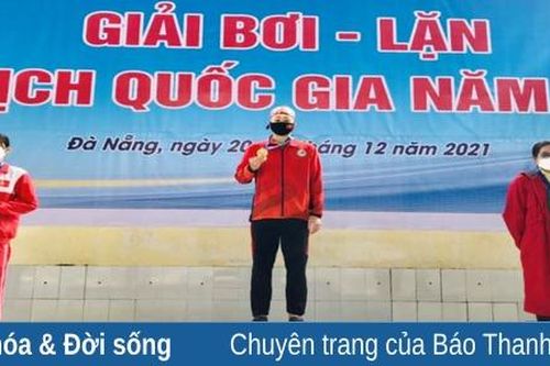 Phạm Thị Vân của Thanh Hóa tiếp tục thi đấu xuất sắc tại Giải bơi vô địch quốc gia năm 2021
