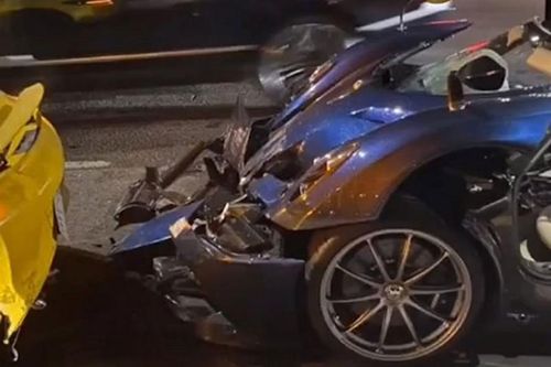 Siêu xe độc bản Pagani Huayra Pearl gặp tai nạn 'nát đầu'