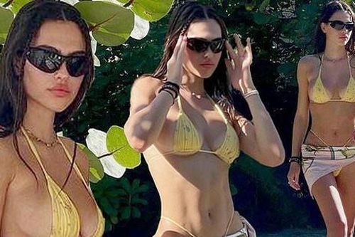 Nàng mẫu 20 tuổi Amelia Hamlin tung ảnh gợi cảm với bikini bé xíu