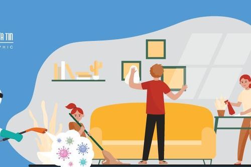 Info: Hướng dẫn vệ sinh nhà cửa khi gia đình có F0 điều trị tại nhà