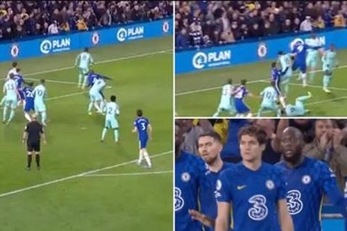 Lukaku bị tố phạm lỗi với cầu thủ Brighton khi ghi bàn cho Chelsea