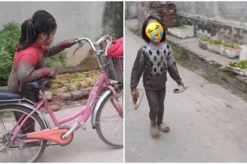 Lấm lem bùn đất kiếm được cả chậu cá mà 'Tấm Cám' vẫn no đòn, câu chốt của 'cô Tấm' làm netizen cười xỉu
