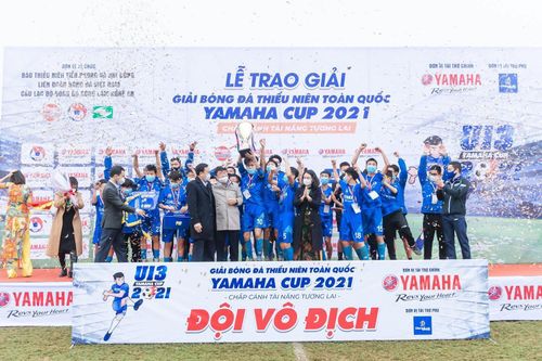 U13 PVF đăng quang ngôi vô địch Giải Bóng đá thiếu niên toàn quốc Yamaha Cup 2021