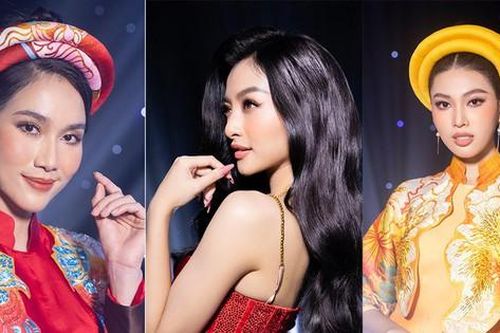 Ngọc Thảo mặc áo dài rực rỡ, Kiều Loan diện váy xẻ sexy trong chương trình chào Xuân 2022