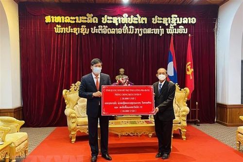 Quảng Ninh hỗ trợ tỉnh Luang Prabang trong công tác phòng COVID-19