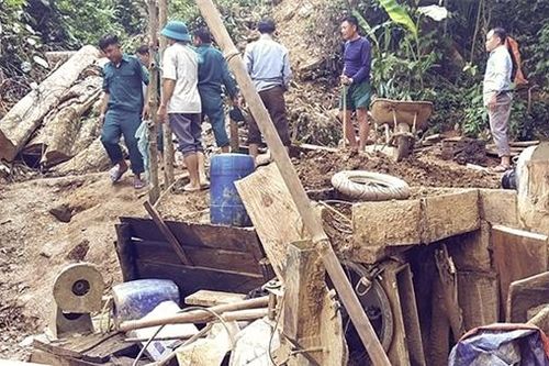 Khốn đốn vì 'vàng tặc' ở đỉnh Pu Phen