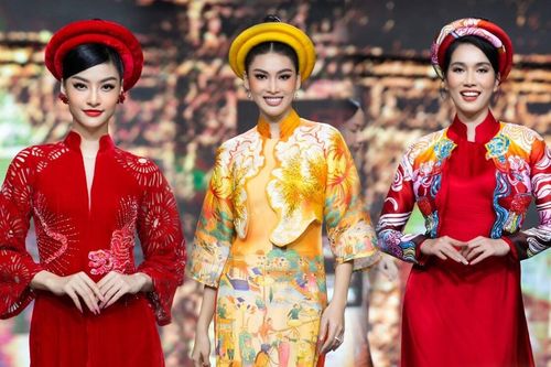 Kiều Loan - Phương Anh - Ngọc Thảo rạng rỡ 'sắc nước hương trời' khi diện áo dài hoài cổ