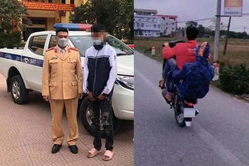 Xử phạt hơn 4 triệu đồng thanh niên khoe bốc đầu xe máy trên mạng xã hội