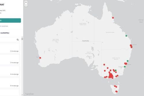 Australia thử nghiệm trang web hỗ trợ mua bộ xét nghiệm nhanh COVID-19