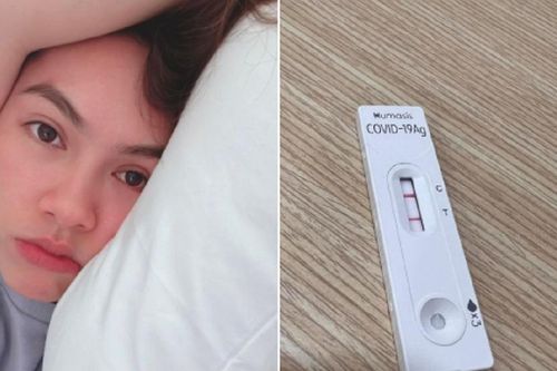 Á hậu Hoàng My để 'crush' tự lên báo đọc tin mình mắc COVID-19