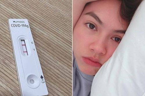 Mắc COVID-19, Á hậu Hoàng My không sợ hãi