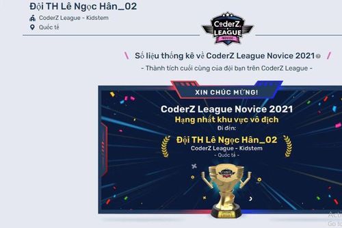 Học sinh Lào Cai xếp thứ Nhất Cuộc thi lập trình CoderZ năm 2021