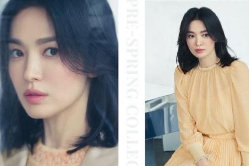 Song Hye Kyo với visual khác lạ trong bộ sưu tập váy xuân 2022