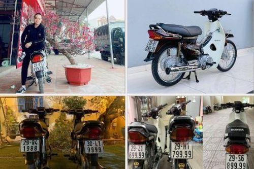 8 chiếc Honda Dream biển số VIP giá vài trăm triệu gây sốt trong năm 2021