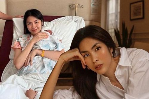 Hà Tăng tái xuất sau sinh, 'lên đồ' sành điệu, mũm mĩm nhưng lại xinh