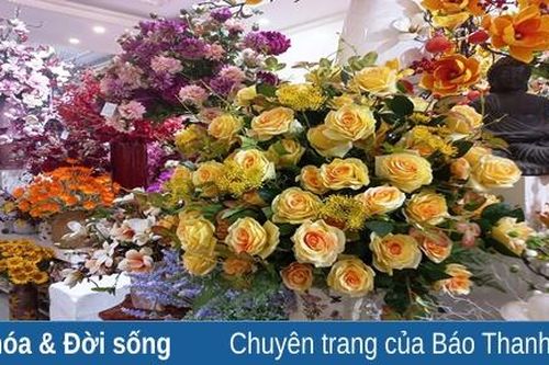 Thị trường hoa lụa, hoa nhựa 'lên ngôi' dịp cận tết