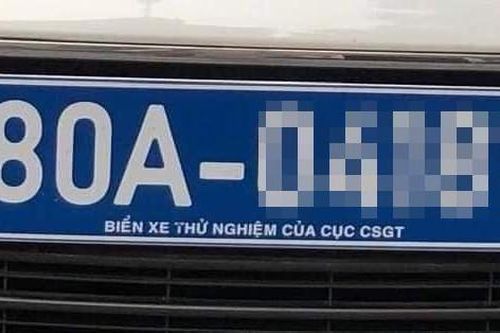 Thử nghiệm biển số xe có mã Qr Code