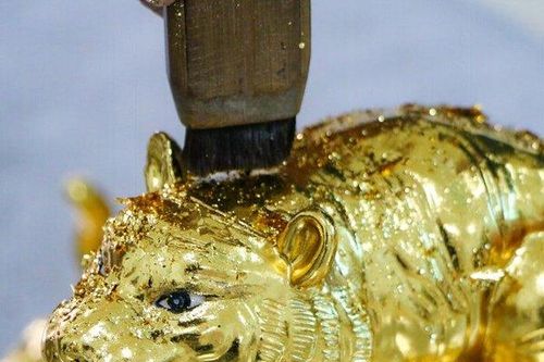 Độc đáo hổ dát vàng chào Xuân Nhâm Dần
