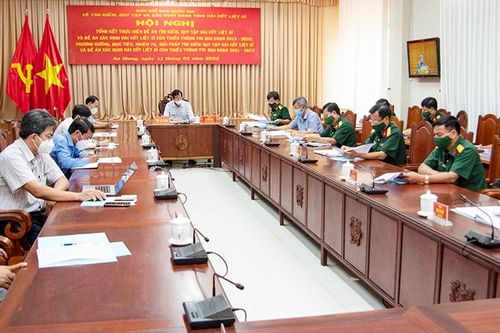 Tổng kết Đề án tìm kiếm, quy tập hài cốt liệt sĩ còn thiếu thông tin
