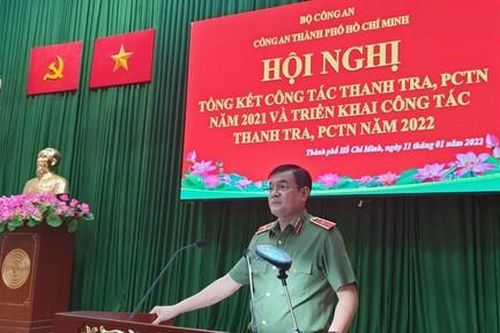 Công an TPHCM tổng kết công tác thanh tra, phòng chống tham nhũng năm 2021