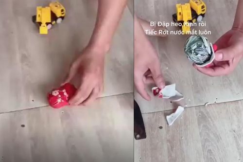 Màn đập heo đất tí hon khiến dân mạng sửng sốt khi thấy phần ruột bên trong