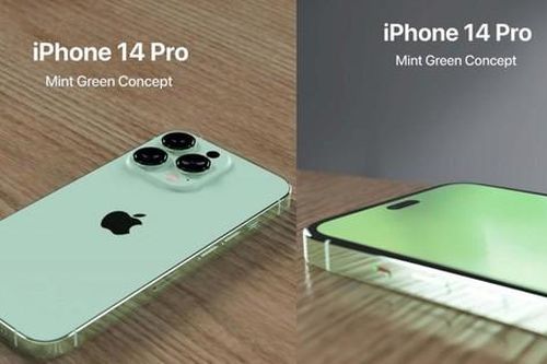 Chiêm ngưỡng iPhone 14 Pro màu xanh mint đẹp không tì vết: Thiết kế mới vô cùng bắt mắt