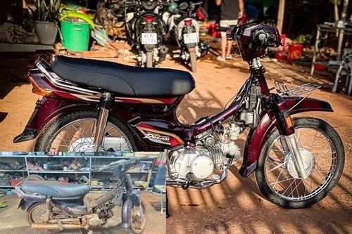 Honda Dream 'đồng nát' dọn lại chơi Tết đẹp lung linh