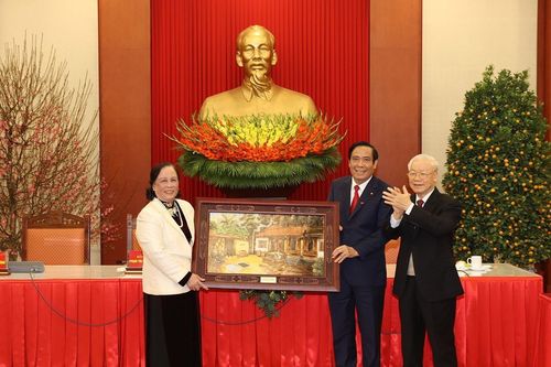 Tổng Bí thư gặp mặt đại biểu dự Đại hội Hội Người cao tuổi Việt Nam