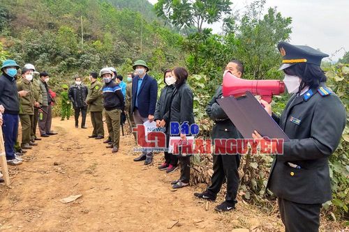 Đồng Hỷ: Tổ chức cưỡng chế chuyển giao quyền sử dụng đất