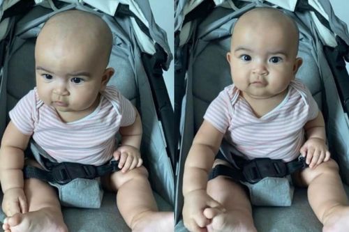 Võ Hạ Trâm gia nhập 'hội nghiện con', khoe dáng ngồi 'bá đạo' của con gái lai Ấn