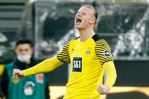 Haaland lập cú đúp trong trận thắng 5-1 của Dortmund
