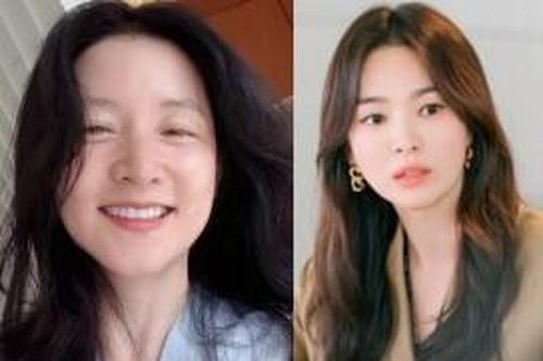 50 tuổi, 'quốc bảo nhan sắc' mặt mộc có thực sự 'đè bẹp' Song Hye Kyo?