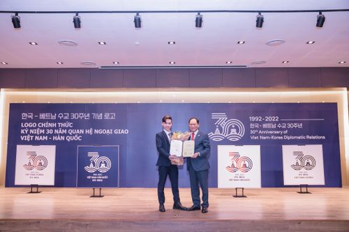 Công bố logo kỷ niệm 30 năm thiết lập quan hệ Việt Nam-Hàn Quốc