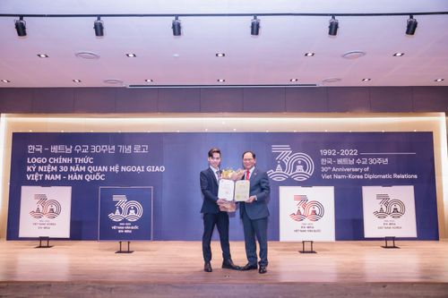 Công bố logo chính thức kỷ niệm 30 năm quan hệ ngoại giao giữa Việt Nam và Hàn Quốc