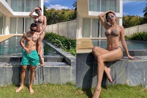 Tóc Tiên tung ảnh bikini gợi cảm bên ông xã, khoe body siêu nóng bỏng