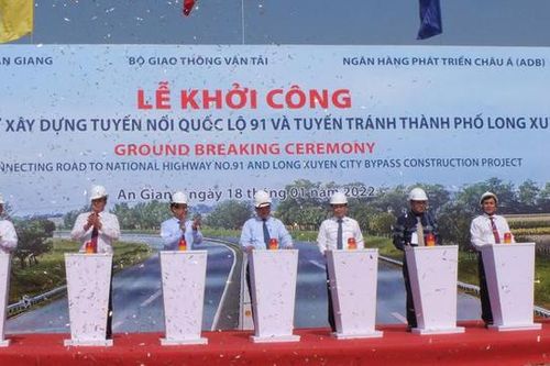 Khởi công dự án giao thông 2.100 tỷ đồng tại An Giang, kết nối 'phên giậu' vùng Tây Nam Tổ quốc