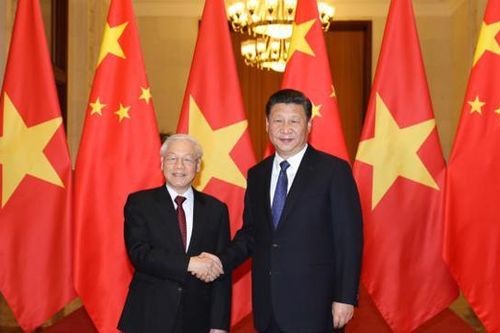 Lãnh đạo Việt Nam - Trung Quốc trao đổi điện mừng nhân 72 năm quan hệ ngoại giao